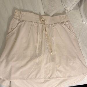 All in Motion Cream Golf Skirt